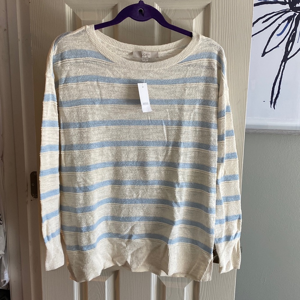 Loft New With Tags cotton sweater small